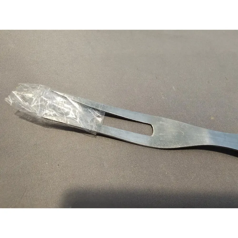 Vintage 2-Prong Meat Serving/Carving Fork w/Antler Style Handle - Japan